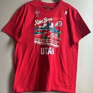 Nike Men’s Utah University Utes 2022 Red Rose Bowl Game T-Shirt. Size XL. New.